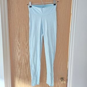 Pastel blue leggings